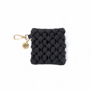Grand porte monnaie porte carte zippé en tissu élégant idéal pour offrir