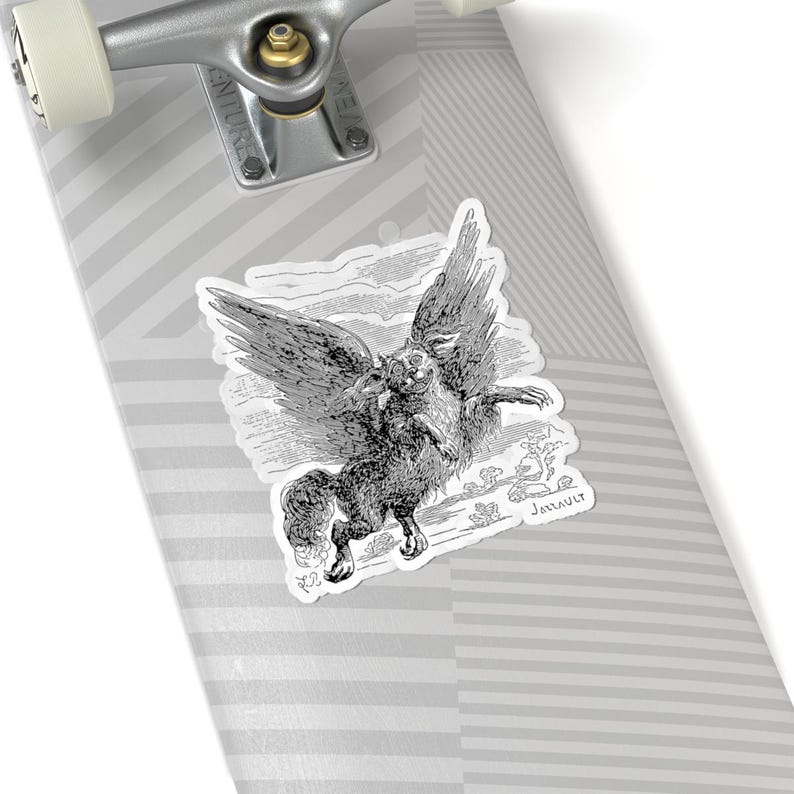 Glasya-Labolas Sticker, Ars Goetia Demon, Lesser Key of Solomon, Dictionnaire Infernal Engraving, Occult Dark Academia Vinyl Decal 3"x3" Bild 8