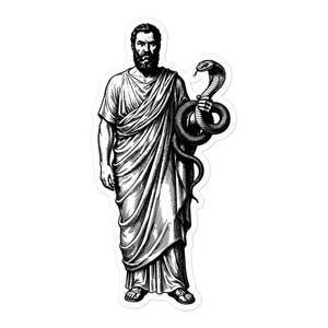 Andromalius Sticker, 72nd Demon of the Ars Goetia, Lesser Key of Solomon, Dark Academia, Gothic Vinyl Sticker