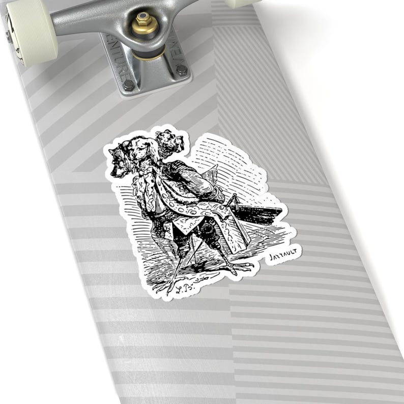 Naklejka Naberiusa, Ars Goetia Demon, Mniejszy Klucz Salomona, Dictionnaire Infernal Engraving, Okultystyczna Mroczna Akademia, naklejka winylowa 3"x3" zdjęcie 8