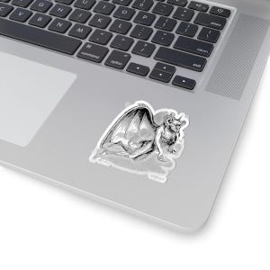 Gaap Sticker, Ars Goetia Demon, Kleine Sleutel van Salomo, Dictionnaire Infernal Engraving, Occult Dark Academia Vinyl Decal 3"x3" afbeelding 2
