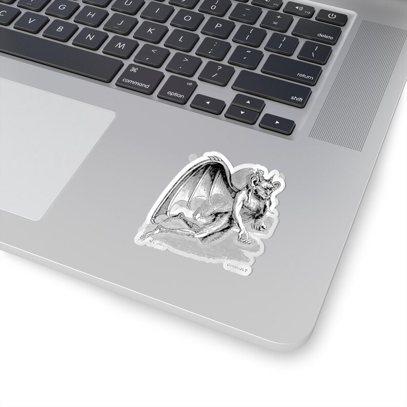 Gaap Sticker, Ars Goetia Demon, Kleine Sleutel van Salomo, Dictionnaire Infernal Engraving, Occult Dark Academia Vinyl Decal 3"x3" afbeelding 2