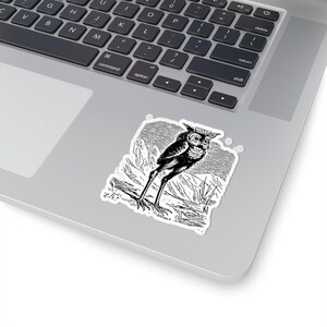 Stolas Sticker, Ars Goetia Demon, Lesser Key of Solomon, Dictionnaire Infernal Engraving, Occult Dark Academia Vinyl Decal 3"x3" Bild 2