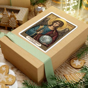 Sveti Arhanđel Mihailo Icon Sticker, Archangel Michael, Serbian Orthodox Saint, Pravoslavna Nalepnica, Die-Cut Vinyl Decal image 9