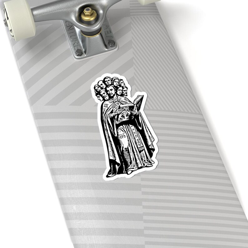 Dantalion Sticker, Ars Goetia Demon, Lesser Key of Solomon, Original Engraving Art, Occult Dark Academia Vinyl Decal 3"x3" image 8