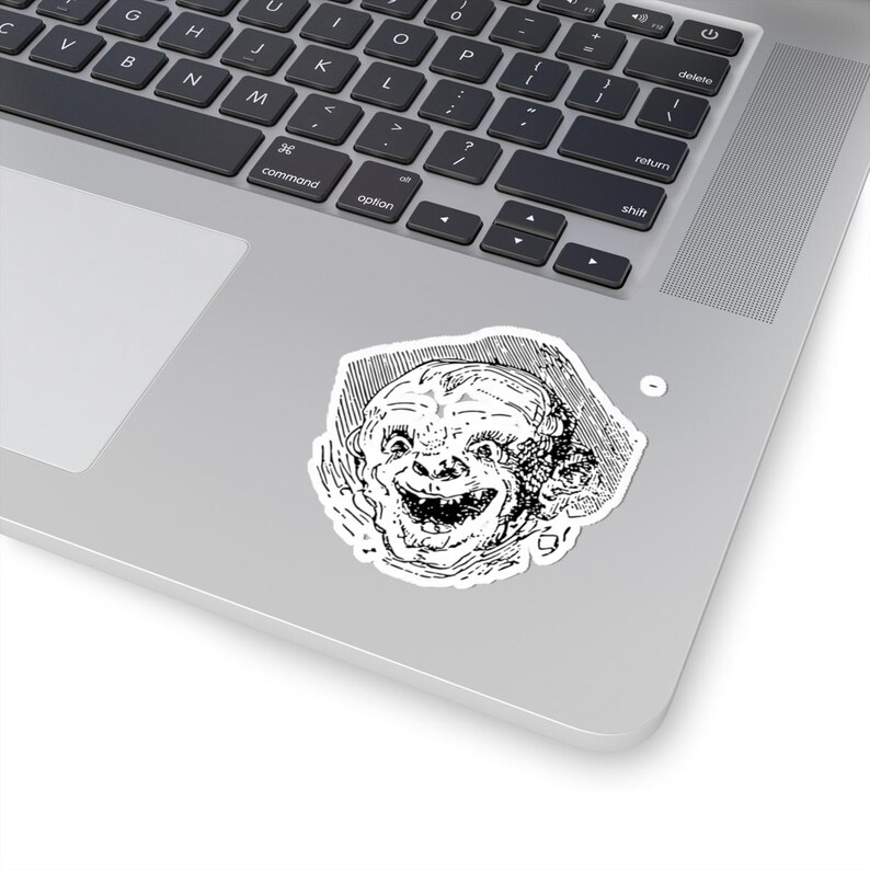 Bifrons Sticker, Ars Goetia Demon, Lesser Key of Solomon, Dictionnaire Infernal Engraving, Occult Dark Academia Vinyl Decal 3"x3" image 2
