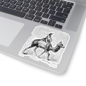 Paimon Sticker, Ars Goetia Demon, Lesser Key of Solomon, Dictionnaire Infernal Engraving, Occult Dark Academia Vinyl Decal 3"x3" Bild 5