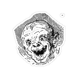 Bifrons Sticker, Ars Goetia Demon, Lesser Key of Solomon, Dictionnaire Infernal Engraving, Occult Dark Academia Vinyl Decal 3"x3" image 7