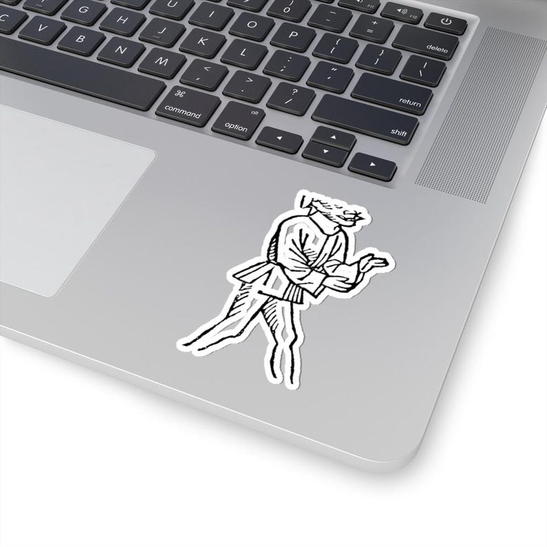 Belial Sticker, Ars Goetia Demon, Lesser Key of Solomon, The Magus 1801 Engraving, Occult Dark Academia Vinyl Decal 3"x3" image 2