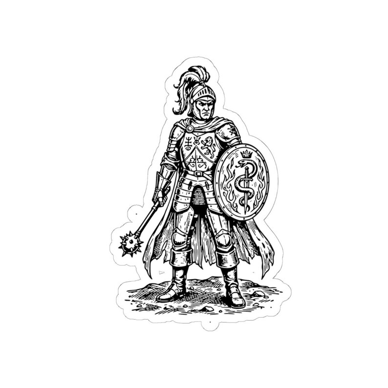 Pegatina Zepar, Demonio Ars Goetia, Llave Menor de Salomón, Arte de grabado original, Calcomanía de vinilo Ocultismo Dark Academia 3"x3" imagen 7