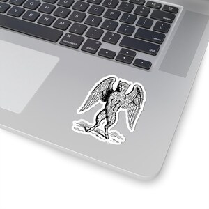 Sitri Sticker, Ars Goetia Demon, Lesser Key of Solomon, Original Engraving Art, Occult Dark Academia Vinyl Decal 3"x3" image 2
