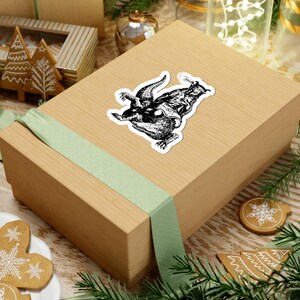 Agares Sticker, Ars Goetia Demon, Lesser Key of Solomon, Dictionnaire Infernal Engraving, Occult Dark Academia Vinyl Decal 3"x3" image 6