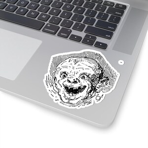 Bifrons Sticker, Ars Goetia Demon, Lesser Key of Solomon, Dictionnaire Infernal Engraving, Occult Dark Academia Vinyl Decal 3"x3" image 5