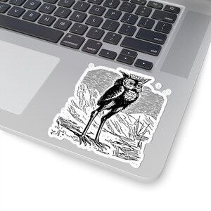 Stolas Sticker, Ars Goetia Demon, Lesser Key of Solomon, Dictionnaire Infernal Engraving, Occult Dark Academia Vinyl Decal 3"x3" Bild 5
