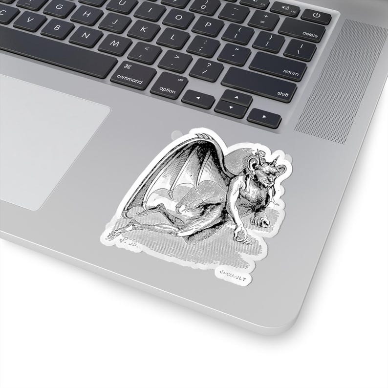 Gaap Sticker, Ars Goetia Demon, Kleine Sleutel van Salomo, Dictionnaire Infernal Engraving, Occult Dark Academia Vinyl Decal 3"x3" afbeelding 5