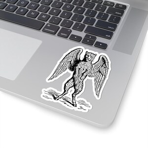 Sitri Sticker, Ars Goetia Demon, Lesser Key of Solomon, Original Engraving Art, Occult Dark Academia Vinyl Decal 3"x3" image 5