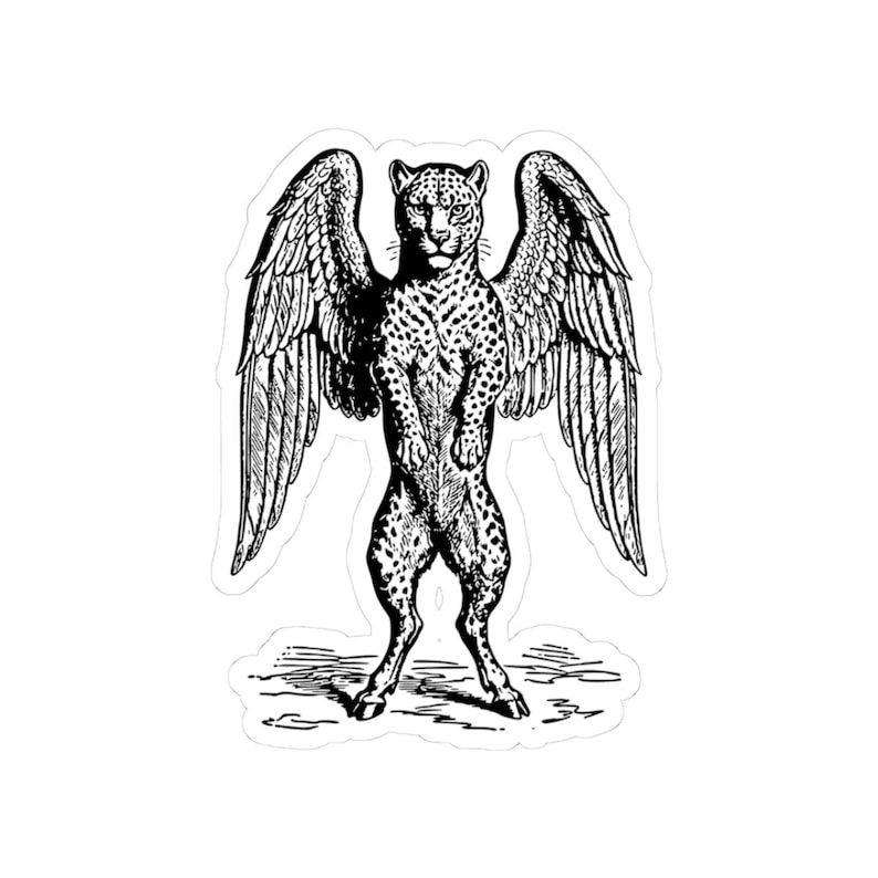 Sitri Sticker, Ars Goetia Demon, Lesser Key of Solomon, Original Engraving Art, Occult Dark Academia Vinyl Decal 3"x3" image 1