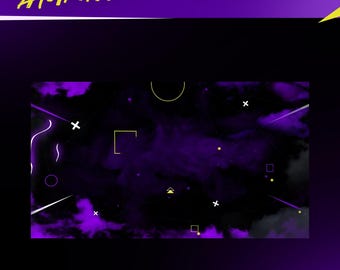 Addict Stinger Übergang: Cyber Purple Lightning für Twitch und OBS/Streamlabs