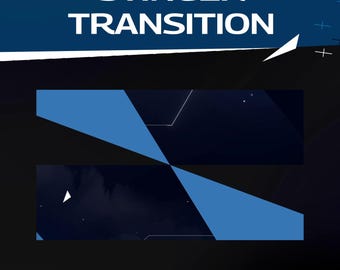 OBS Scene Transition Bundle Blue Lineage Twitch Animated Gaming Stinger Graphics