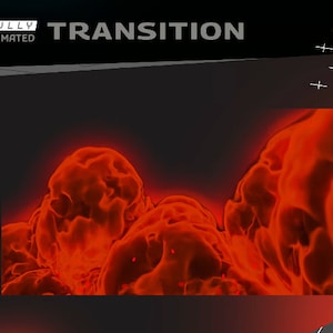 May include: A red and orange animated transition effect with the text "FULLY ANIMATED" and "TRANSITION" in white.
