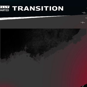 Precision Animated Stringer Transition-Twitch Graphic Gaming Overlay/Graffiti Art/Dark Theme/ Paint/Pattern/Abstract/Black And Red/Shape