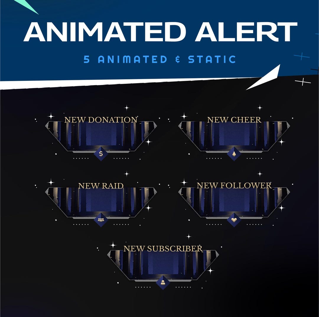 Stream Notifications Sanctum of the Void Animated Stream Alert for Twitch/magical Live ...