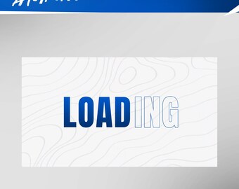 Geoflow Stinger Transition: Modern Blue Tech for Twitch and OBS/Streamlabs