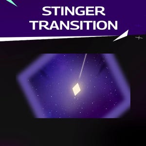 Transition Stinger animée Galaxy Stride pour OBS Studio/Superposition de transition Galaxy Stream/Transition Twitch cosmique/Transition déformation spatiale