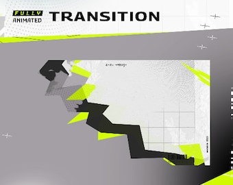 Animated Stream Transition Twitch OBS Kick Stinger Gaming Esports Neon Demolition Design