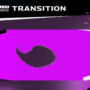 Fervor Animated Stringer Transition/Twitch Graphic Gaming Overlay/Modern Futuristic Design/Awesome Graffiti/White And Pink/Brush Art/Paint