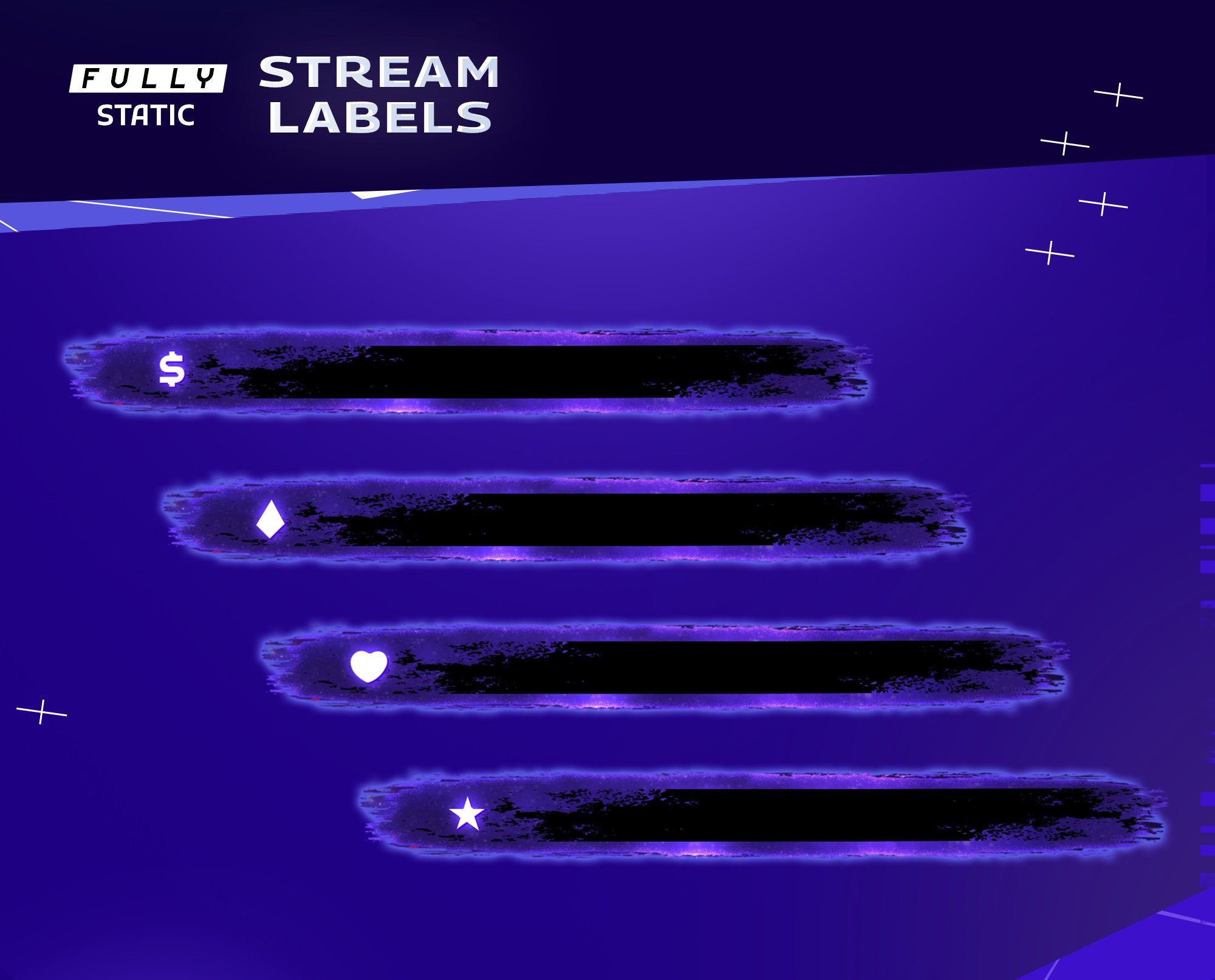 Supernova Animated Stream Packagetwitch Graphic Overlay/stream Overlay