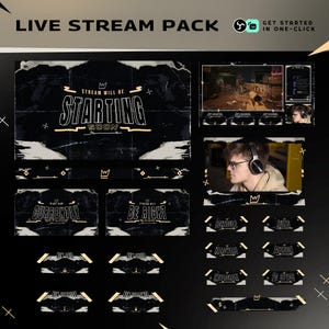 Animierte Grunge Papierstruktur Papiersendung: Dunkle Vintage Textur für Twitch OBS/Streamlabs