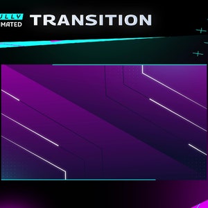 Radial Animated Stringer Transition-twitch Graphic Overlay/futuristic ...