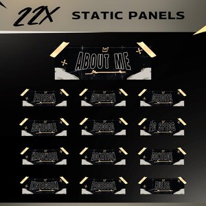 Dark Grunge Animated Stream Overlay Pack | Vintage Paper Twitch YouTube Alerts Panels OBS&Streamlabs image 5