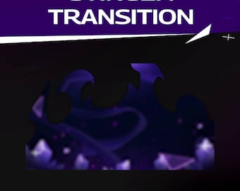 Crystal Rift Stinger | Crystal Shards | Scene Transition | OBS Streamlabs