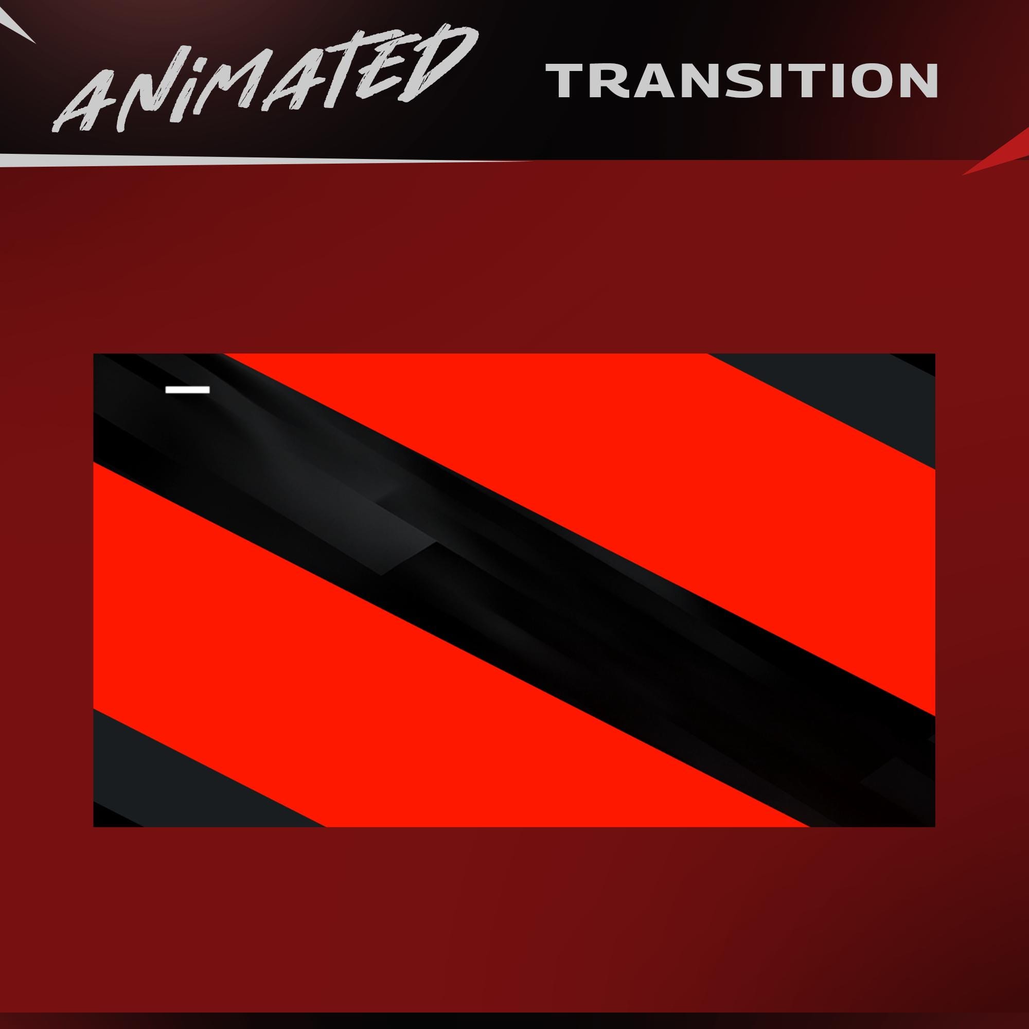 Animated Explode Stream Package: Red Crimson Futuristic for Twitch and ...