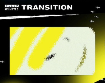 Yellow Grunge Graffiti Stinger Transition: Vandalis More for Twitch and OBS/Streamlabs