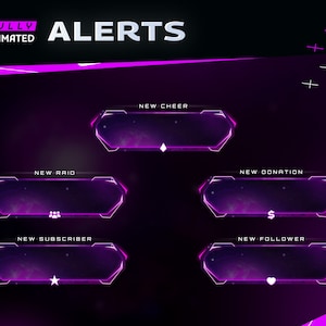 The beyond Animated Stream Alert - Twitch Graphic Overlay/Futuristic Modern Design Space theme/Astro Gamer/Tech Futures/Astronomy Night/Sky