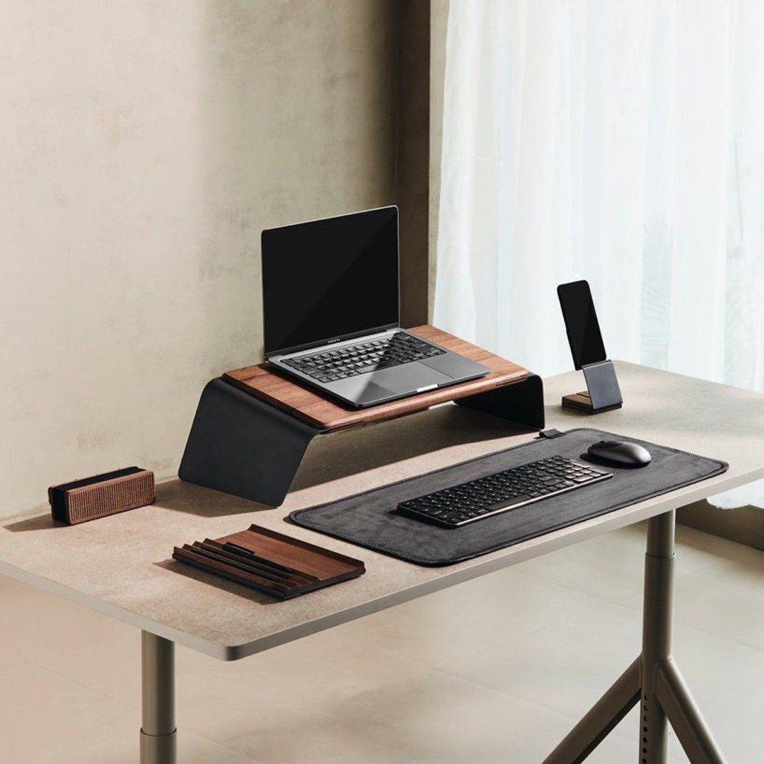 Laptop Desk Organizer Portable Kit Multi Functional Solid Wood ...