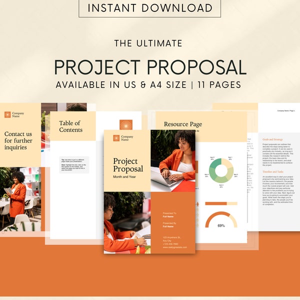 Project Proposal, Business Proposal, Business Presentation, Project Presentation, Company Proposal, Company Presentation