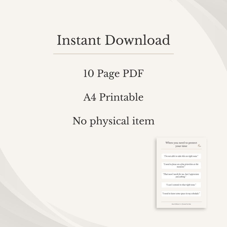 Boundary Setting Scripts Printable | How to Set Boundaries Guide ...