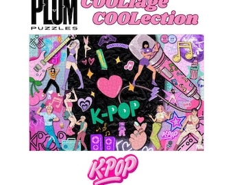 K-POP - Coollage Collection - Puzzle in legno PLUM 1000 pezzi