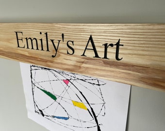 Children's Art Hanger Display with Free Personalisation