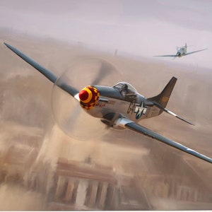 P51 Mustang WW2 Aviation Art Print: Signed Limited Edition