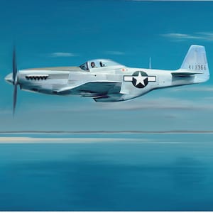 P51 Mustang Aviation Art: Signed Limited Edition WW2 Print