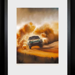 Ken Block Porsche 911 Rally Car Art Print: Signed Limited Edition