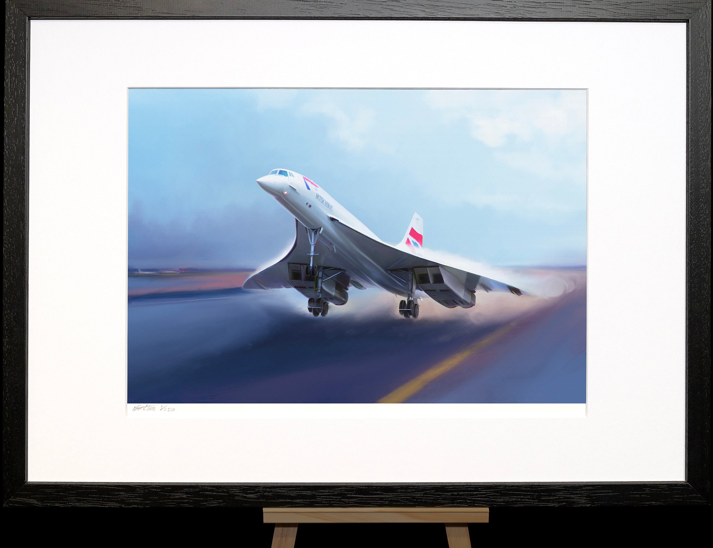 Concorde Aviation Art Print: Signed Limited Edition by Nick Stone