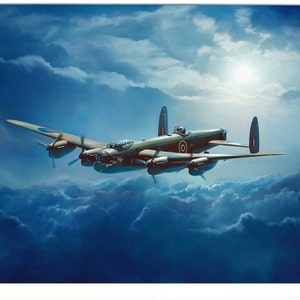 Lancaster Bomber WW2 Aviation Art Print: Signed Limited Edition