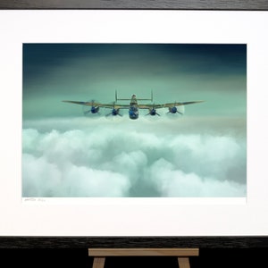 Lancaster Bomber WW2 Aviation Art Print: Signed Limited Edition