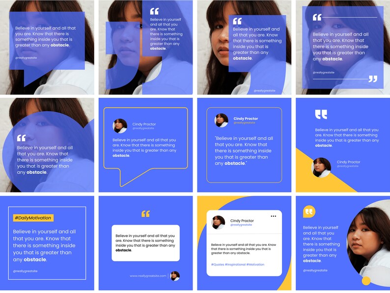 30 Linkedin Canva Quote Templates Edit in Canva Templates Etsy